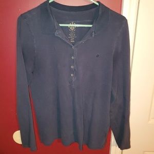 Old Navy half button shirt